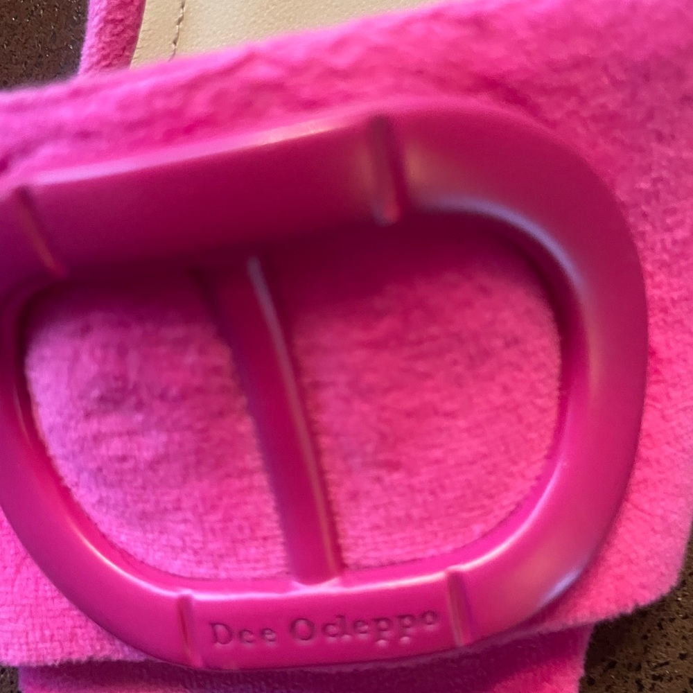 Dee Ocleppo Pink Dizzy Mules 6.5 - Picture 3 of 5